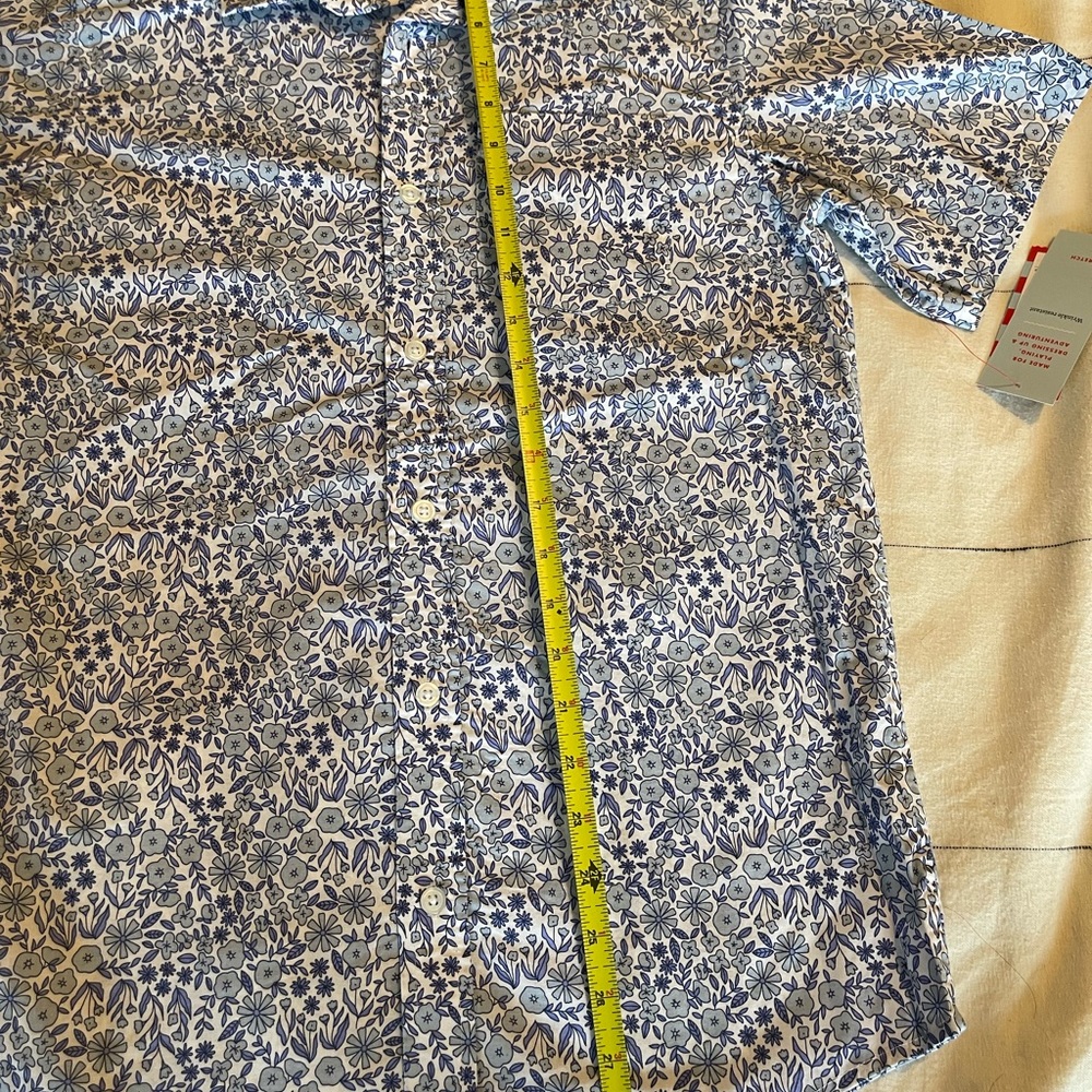 NWT Boys' Button-Down Short Sleeve Shirt - Cat Jack Size XL 16 - Picture 8 of 13